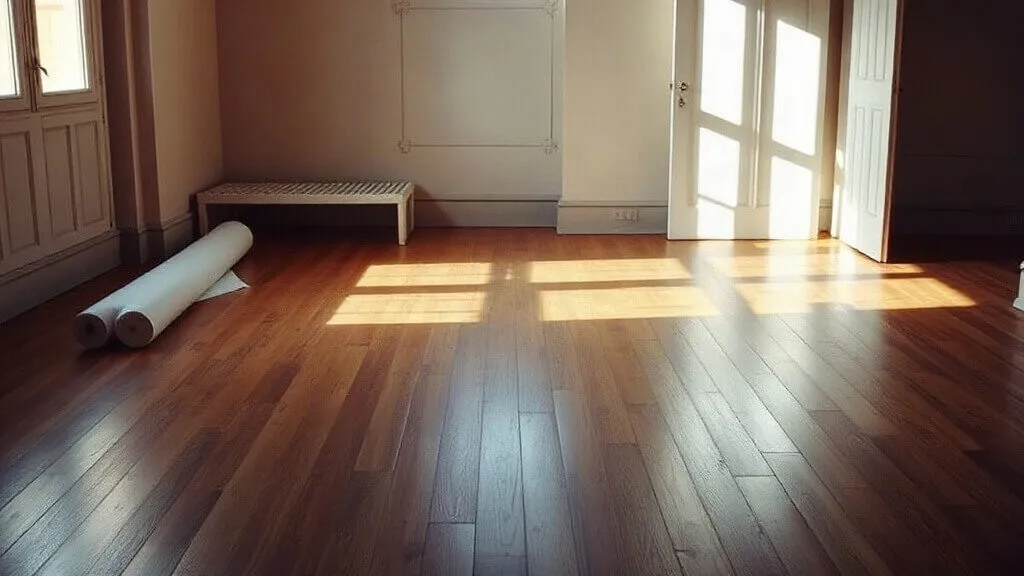 Parquet appena consegnato, ancora senza mobili