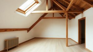Stanza con pavimento in legno: il lavoro del parquettista Campitelli
