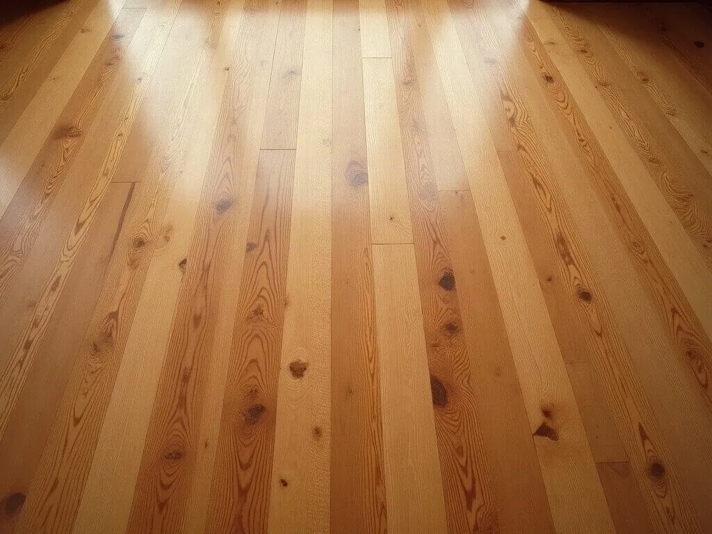 Pavimento in rovere a listone, con doghe larghe e lunghe